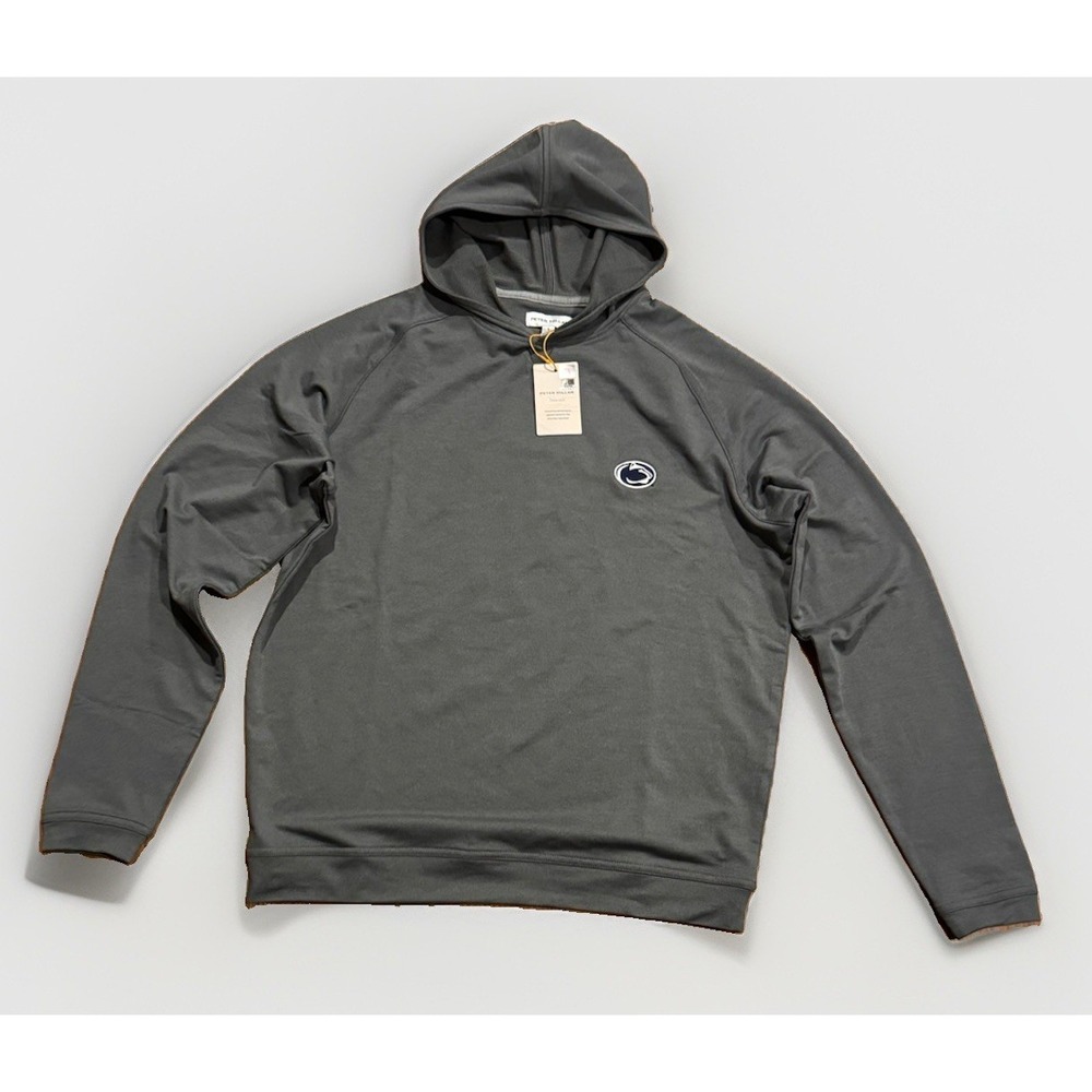 Peter Millar Penn State Nittany Lions Performance Hoodie S Iron Crown Sport NWT